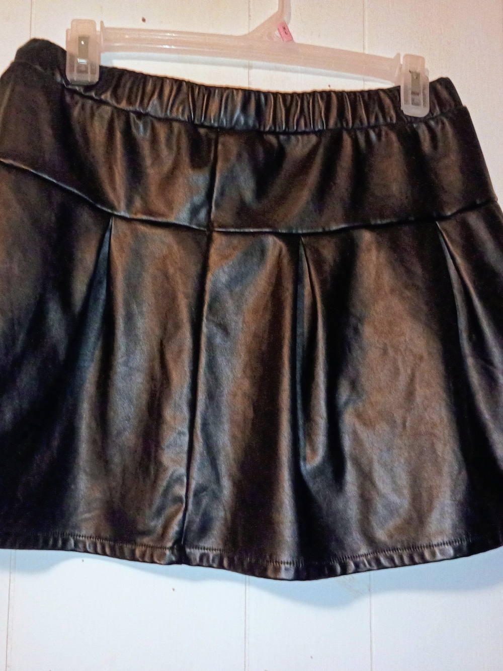 LoverlyWholesale Faux Leather Mini Skirt Size XL